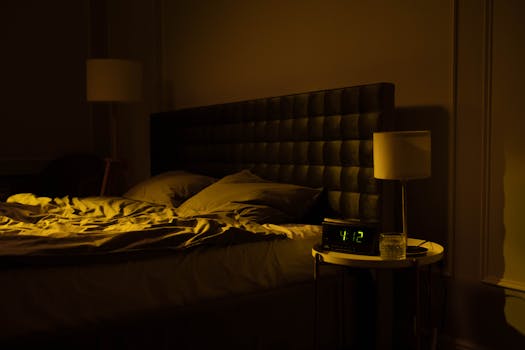 bedroom lighting plan blue light at night better sleep - Putting it all together: your step-by-step checklist for tonight